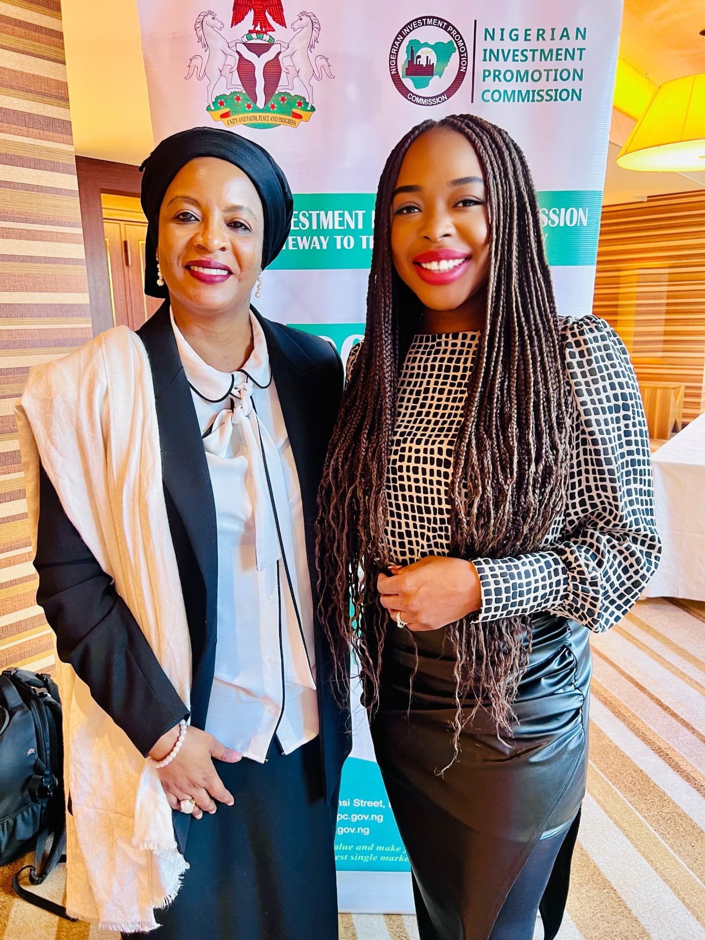 Saratu Umar at a Nigerian Investment Promotion Commission event