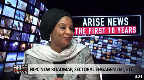 Arise News broadcast still